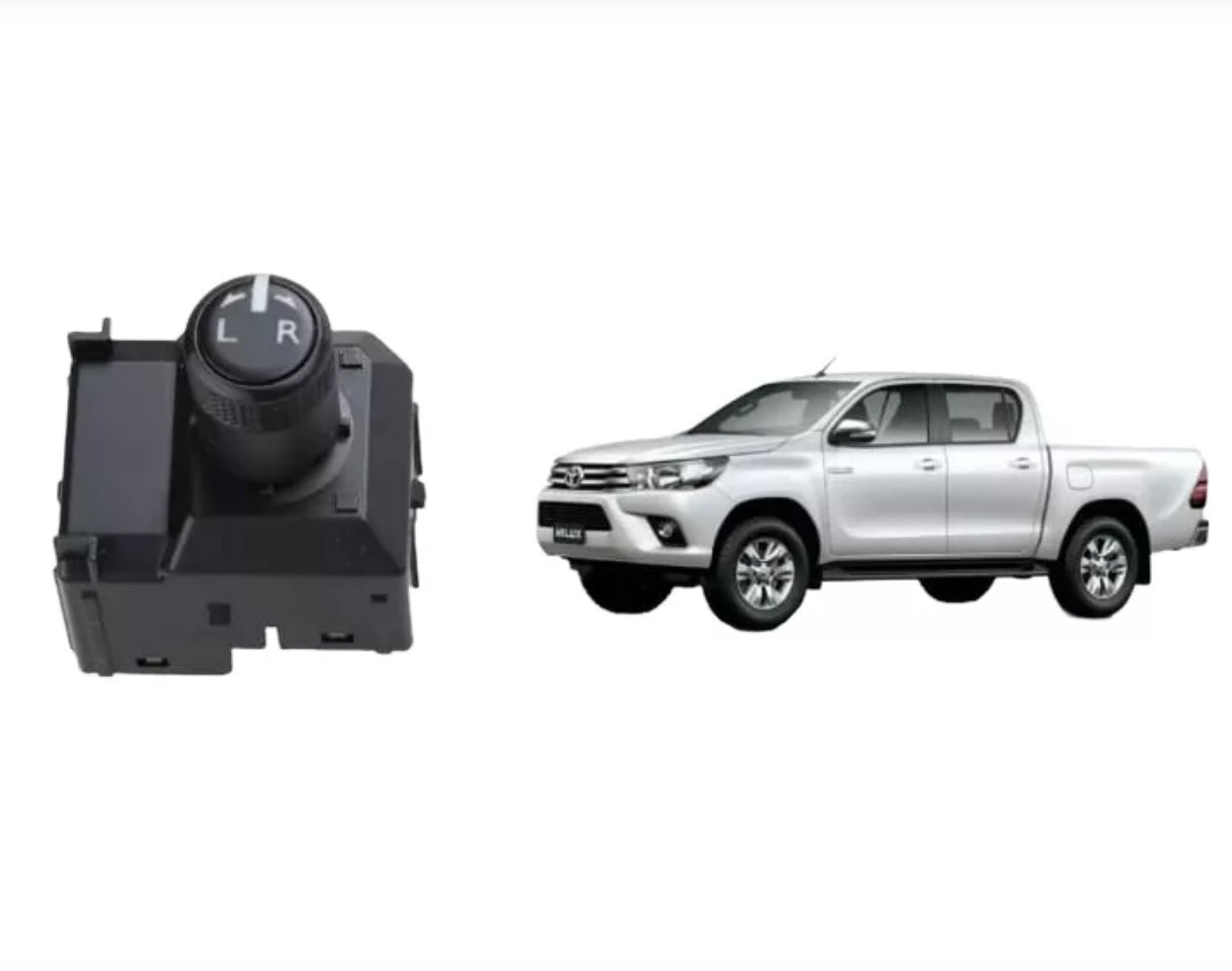 Comando de espejos, joytick espejo , control de espejos toyota hilux