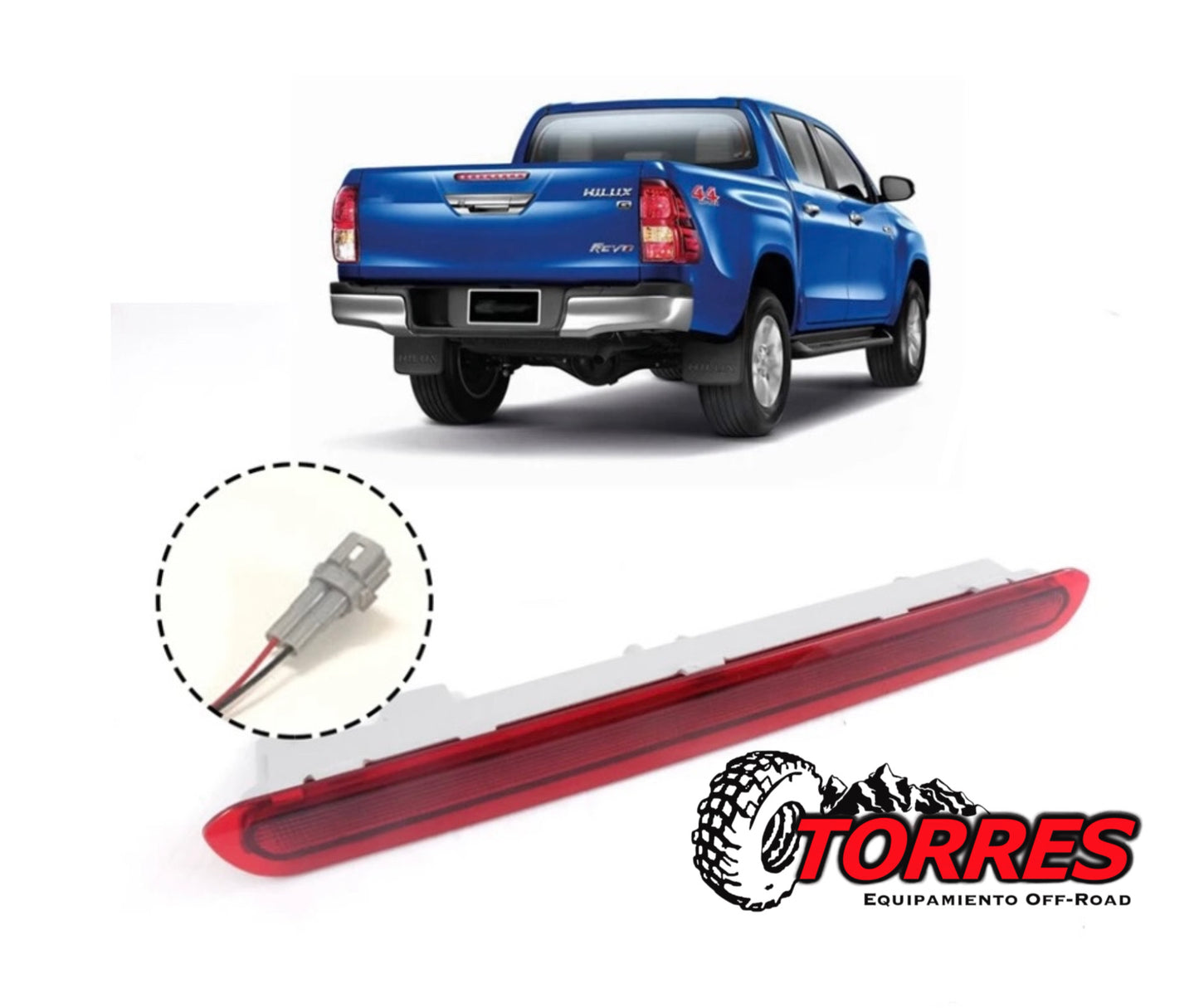 TERCERA LUZ FRENO TOYOTA HILUX REVO  LED PORTALON