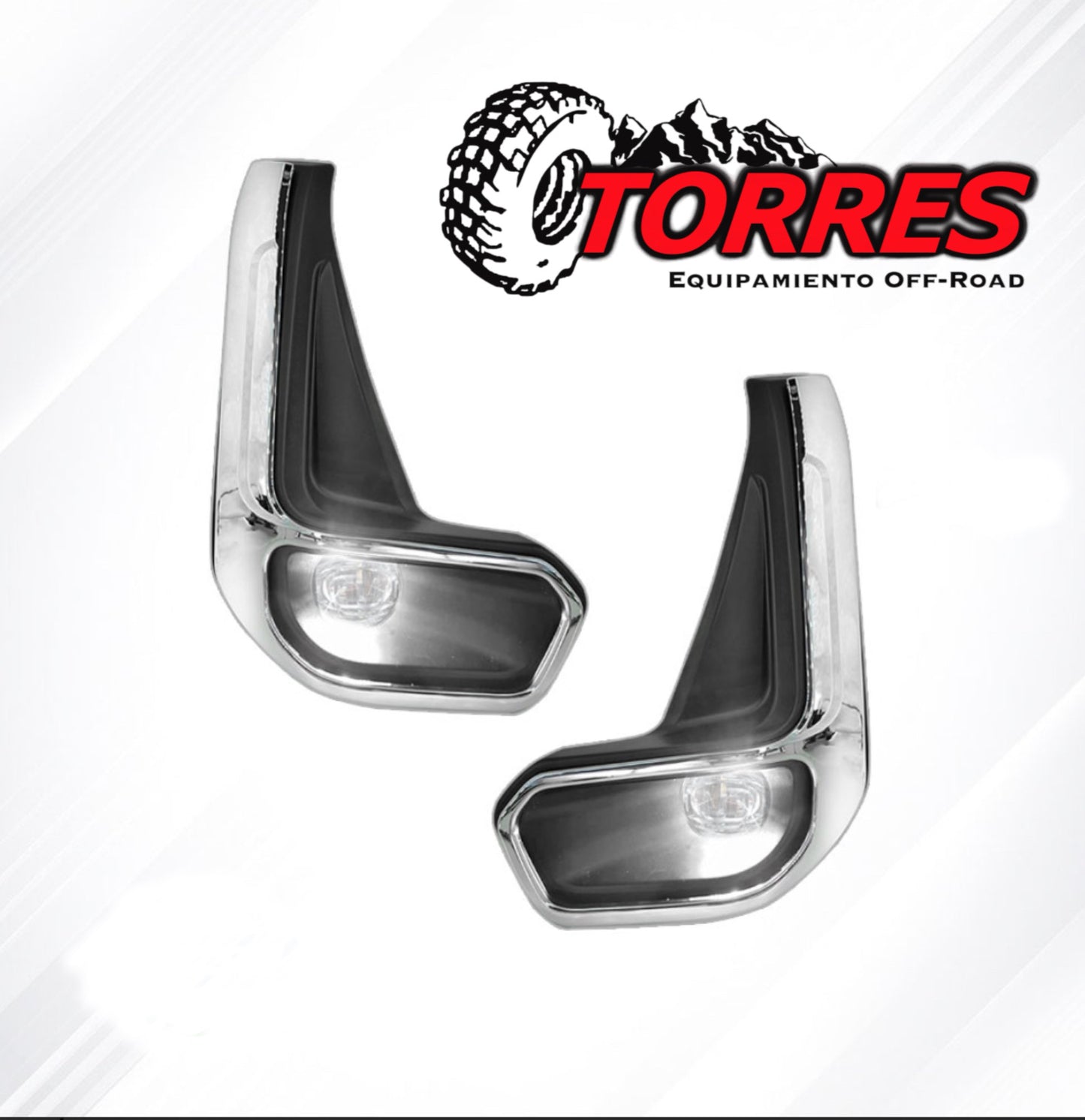 KIT NEBLINEROS TOYOTA HILUX  BILSEL CROMADO PARA MODELO  2021 - 2024